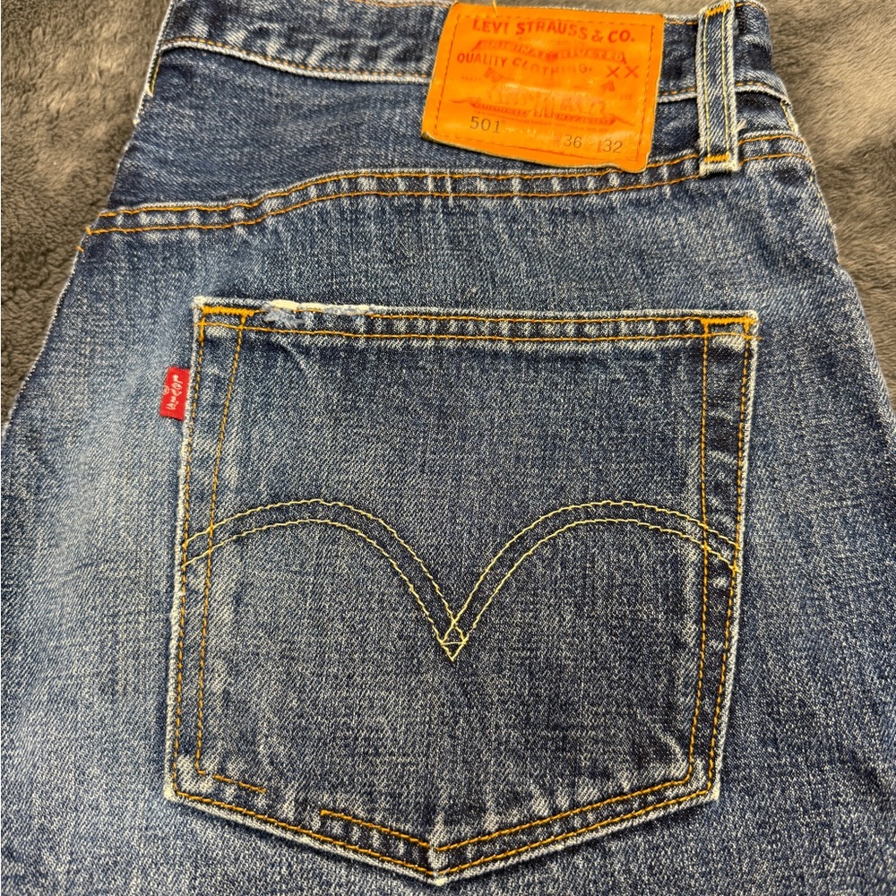 Levi's Blue Straight Jeans Classic Style